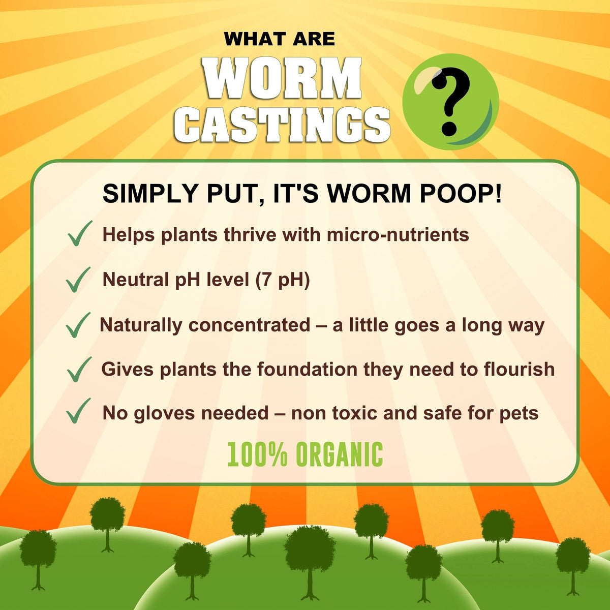 Life Cycle Organics worm castings pour demonstrates easy dosing for plant growth