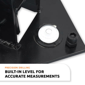 Life Saver drill guide supports concrete hole drilling with the bubble level.