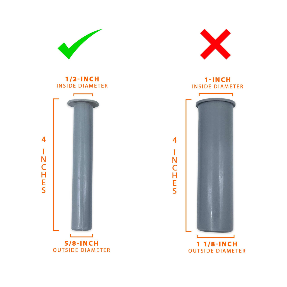 Life Saver Pool Fence gray caps protect poles and keep finishes neat