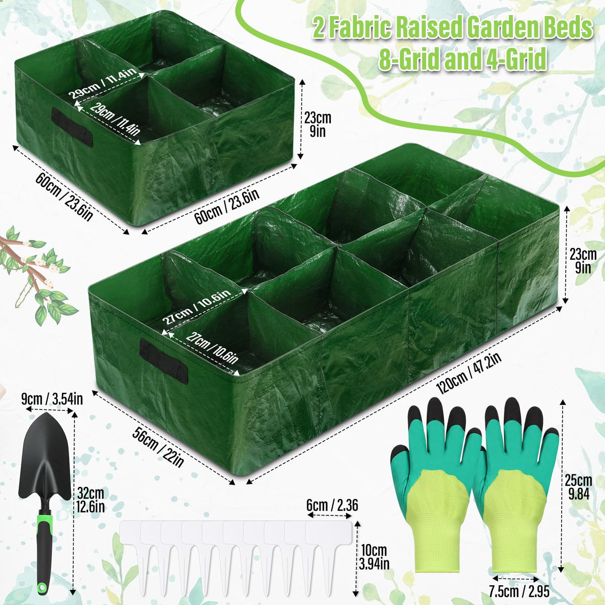 LifeisLuck bed drainage holes to control moisture and roots