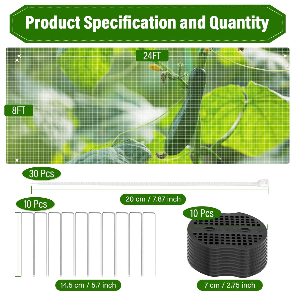 LifeisLuck garden netting used as a bird barrier for fruit trees