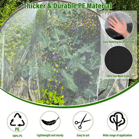 LifeisLuck breathable-mesh lets air and light reach crops