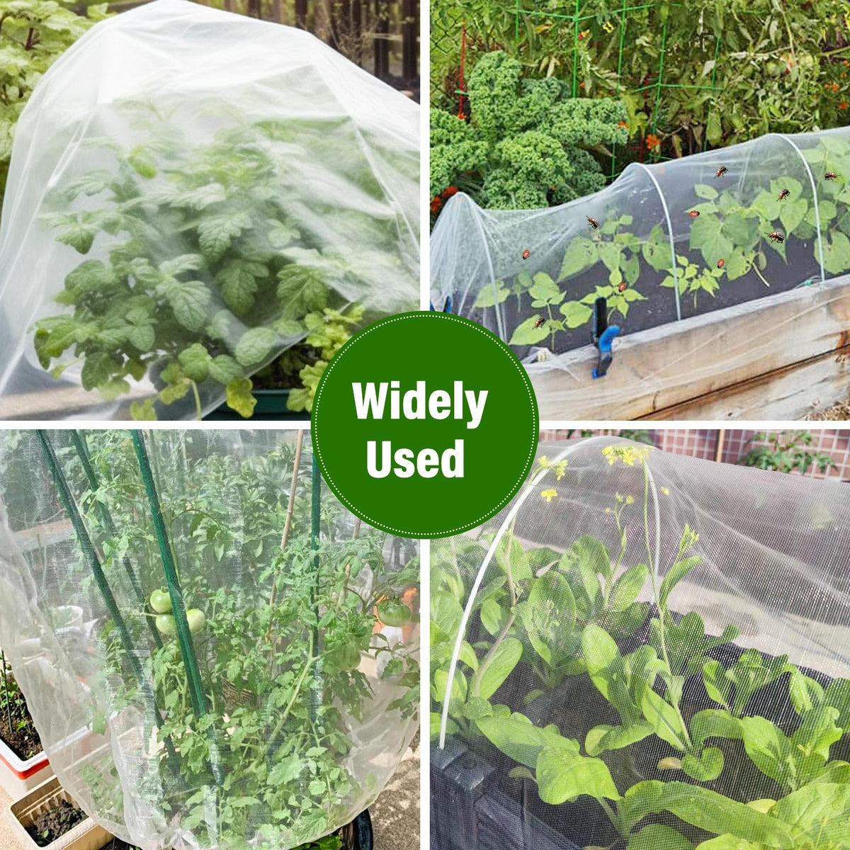 LifeisLuck versatile protection for vegetables and flowers