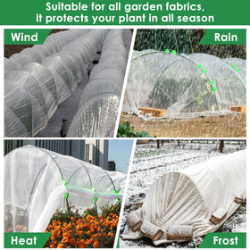 LifeisLuck 43 cm hoop segments enabling flexible DIY tunnel sizes