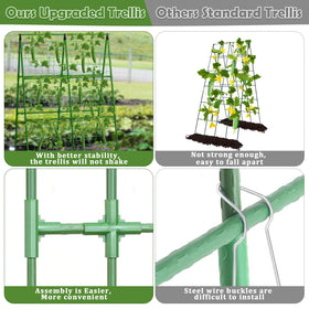 LifeisLuck plant support clips keep stems guided and secure.