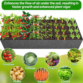 LifeisLuck Plants on both sides receive better light with the arch design.