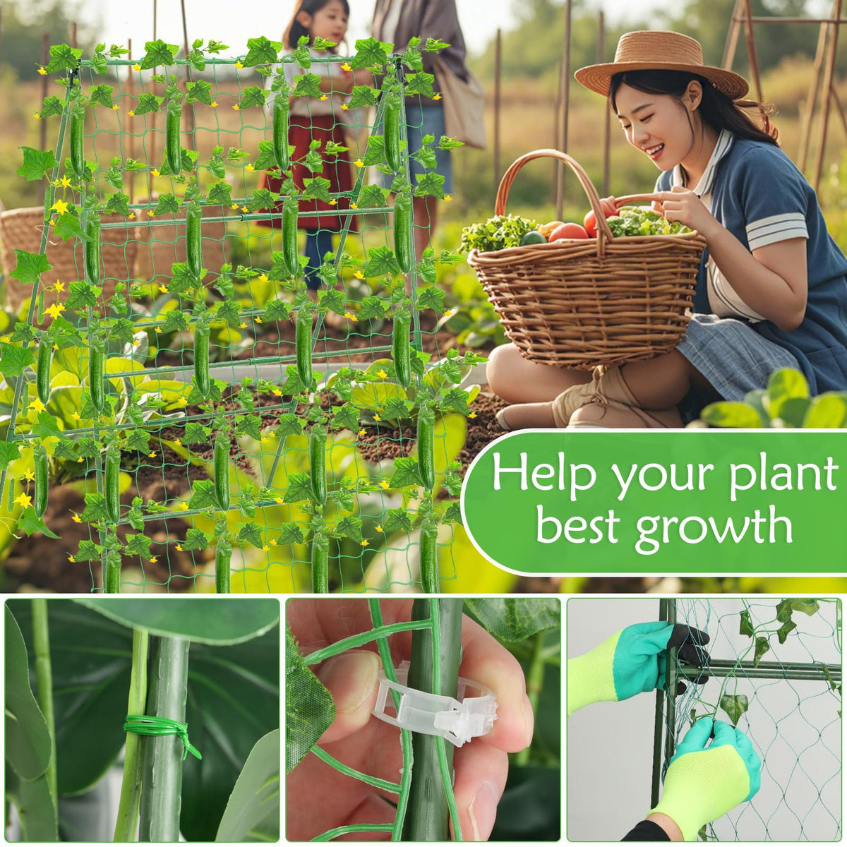 LifeisLuck space-saving garden trellis helps maximize sunlight and airflow in compact gardens.