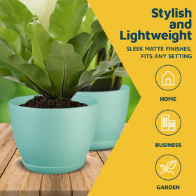 Lifemaster Planter Pots are lightweight and durable for easy repositioning.