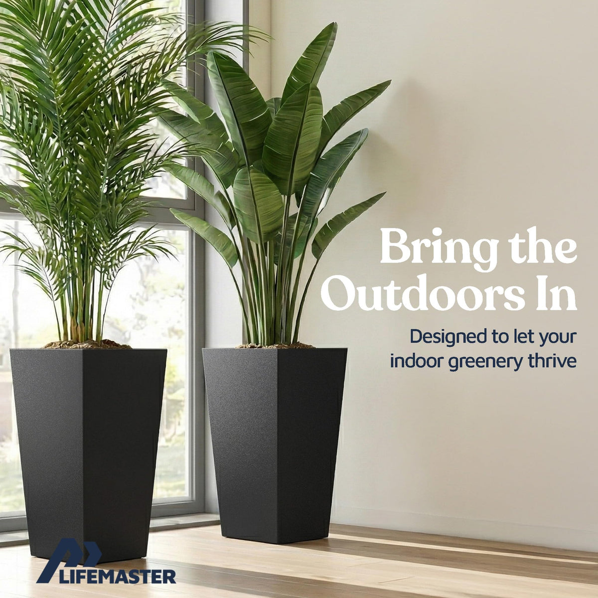 Lifemaster removable shelf planter enables flexible planting options