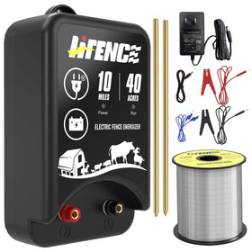 LIFENCE AC/DC 2in1 energizer front view shows compact design for easy placement