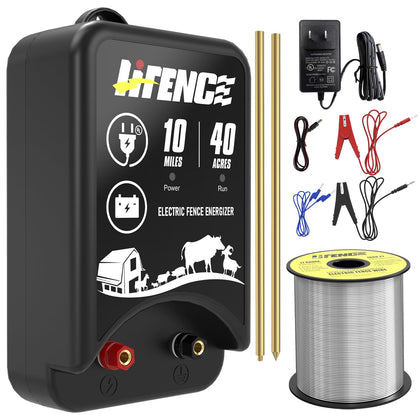 LIFENCE AC/DC 2in1 energizer front view shows compact design for easy placement
