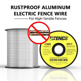 LIFENCE rust-resistant aluminum wire for all-weather fencing