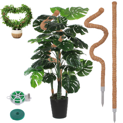 LifeNest 40-inch Monstera moss pole supports vertical growth and air root development