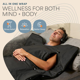 LifePro RejuvaWrap nine-level controls enable personalized heat and session length.