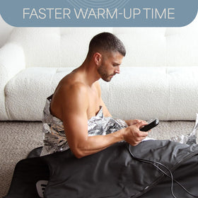 LifePro single-use sauna wrap eliminates cleanup and odor between sessions.