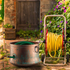 LifeSmart hose storage pot capacity 16x12 shows large storage potential