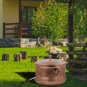 LifeSmart hose storage pot indoor storage utility keeps tools organized