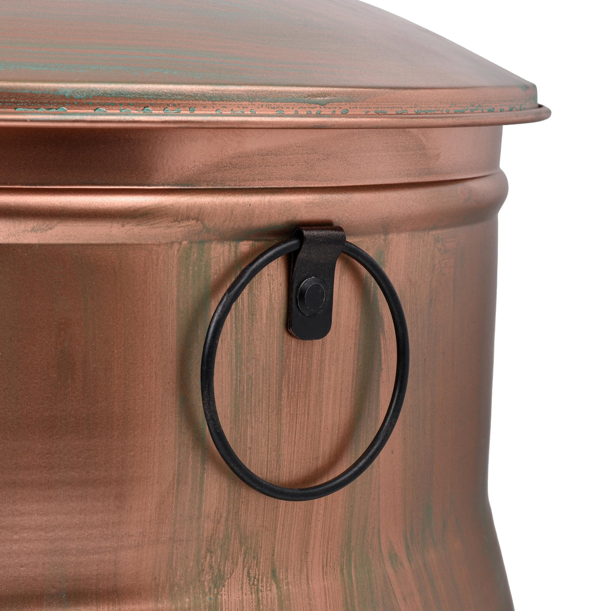 LifeSmart hose storage pot with lid drain holes prevent water buildup