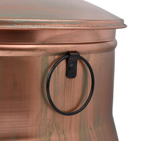LifeSmart hose storage pot with lid drain holes prevent water buildup