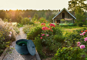 LifeSmart weathered look enhances patios, decks and gardens with rustic charm.