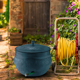 LifeSmart 16W x 12H pot stores up to 150 ft hoses.