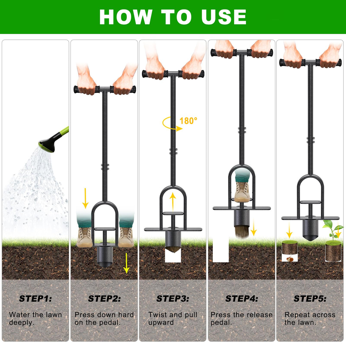 Lifeswell durable yard plugger tool built for long-lasting performance.