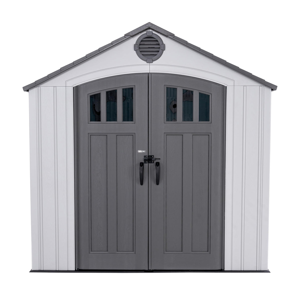 Lifetime 8x10 shed window and vent image suggests improved airflow