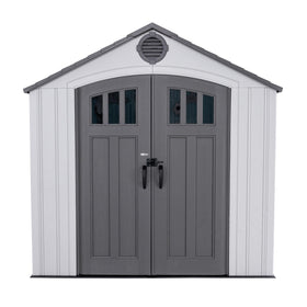 Lifetime 8x10 shed window and vent image suggests improved airflow