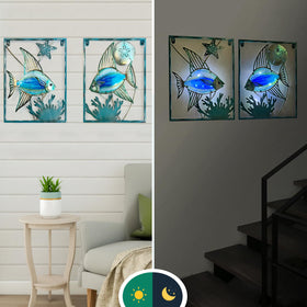 LIFFY outdoor fish decor is ready to hang for instant seaside ambiance