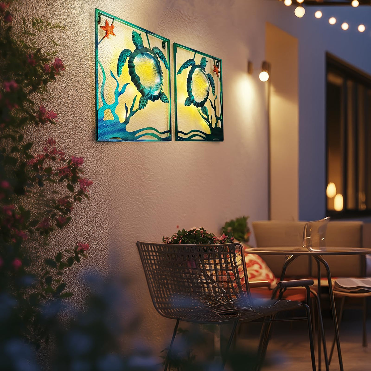 LIFFY two-piece beach wall decor for decks