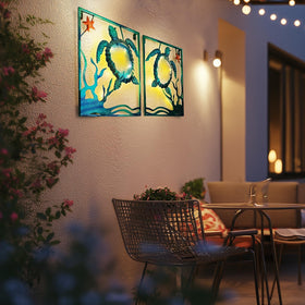 LIFFY two-piece beach wall decor for decks