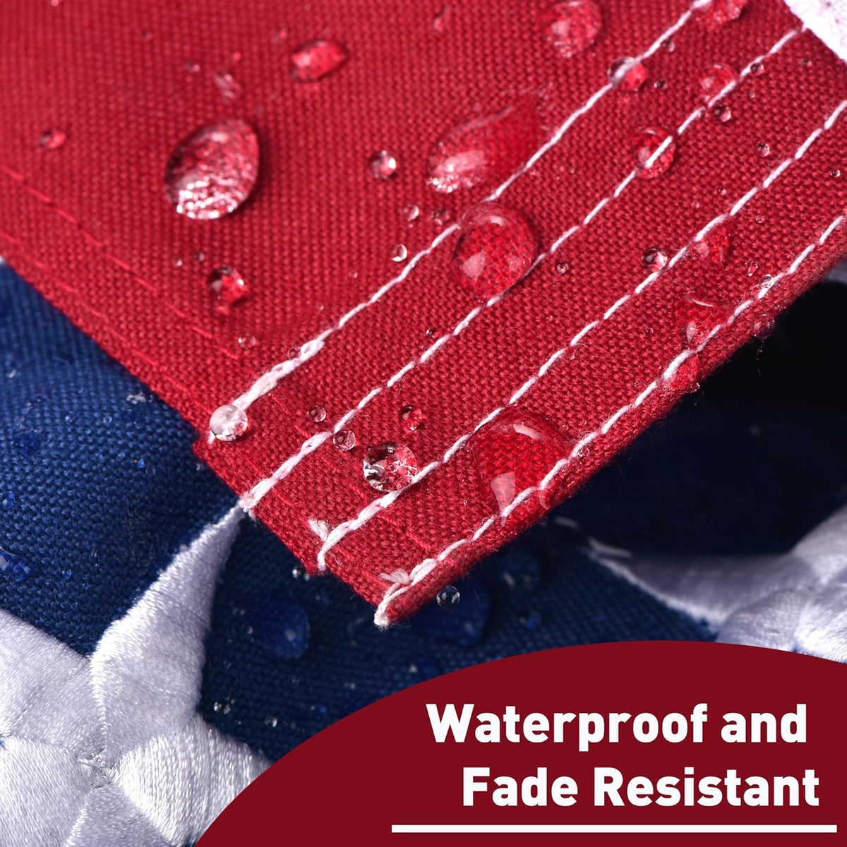 Lifraon flag withstands harsh weather while maintaining color brightness.