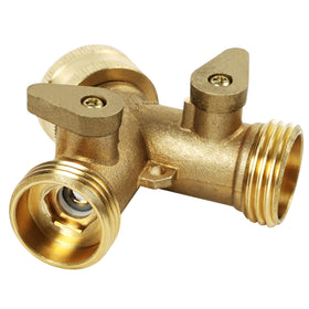 Lifynste durable brass construction offers long-lasting performance in outdoor watering tasks