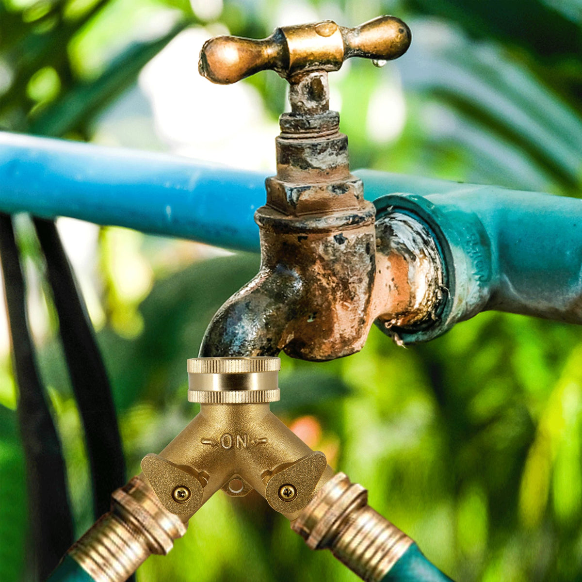 Lifynste easy-attachment hose faucet design saves setup time.