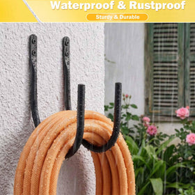 Lifyzoon 150 ft capacity hose holder supports long hoses.