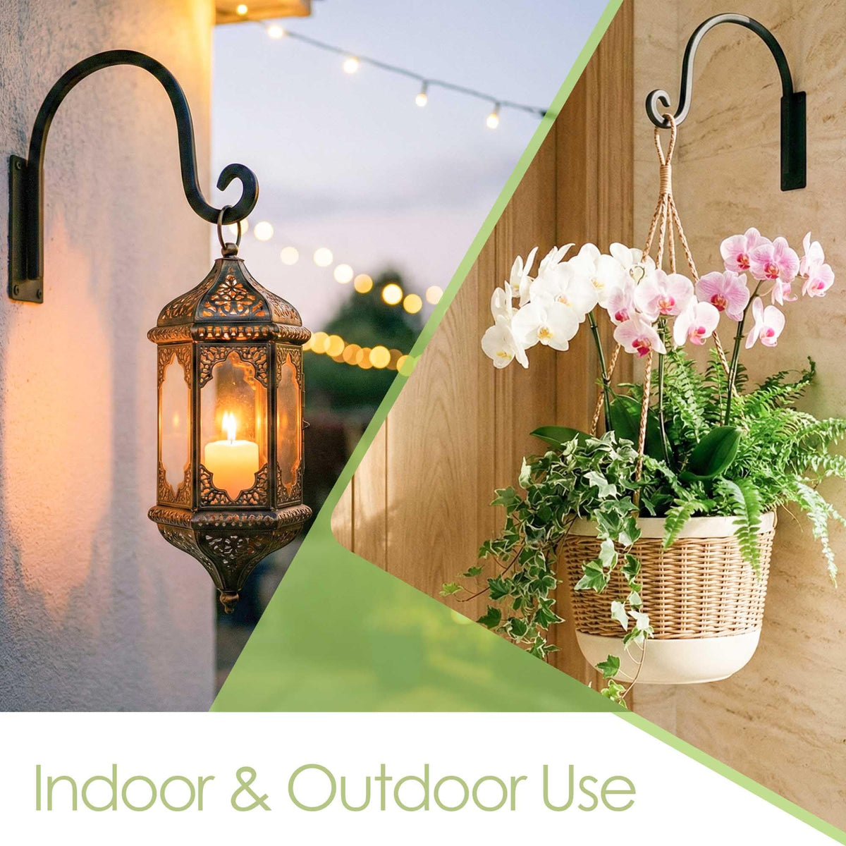 Lifyzoon wall-mounted hook installs on walls, fences, or posts.