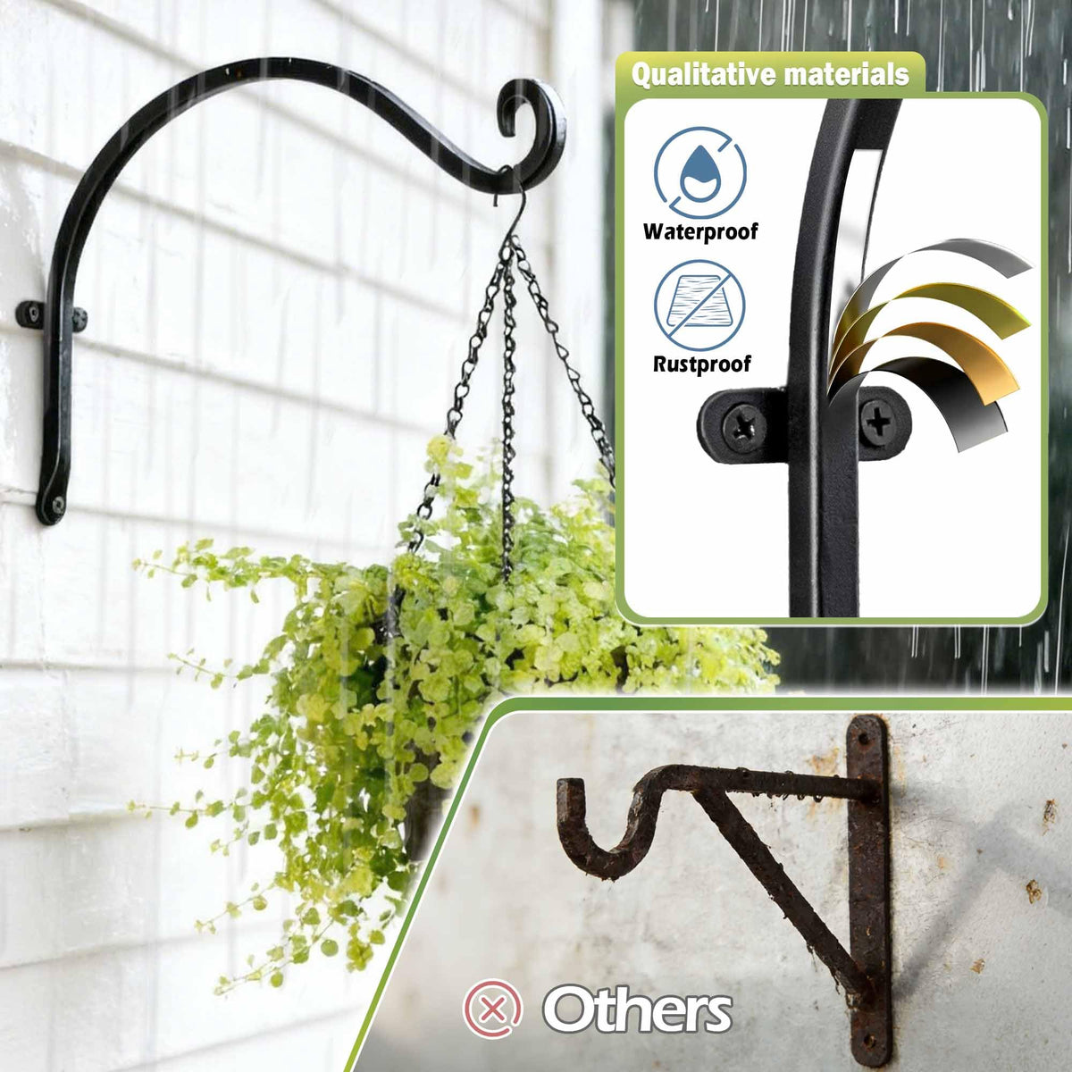 Lifyzoon bird feeder hanger ready to attract birds in the garden