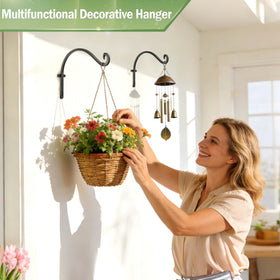 Lifyzoon heavy duty plant hook set with mounting hardware