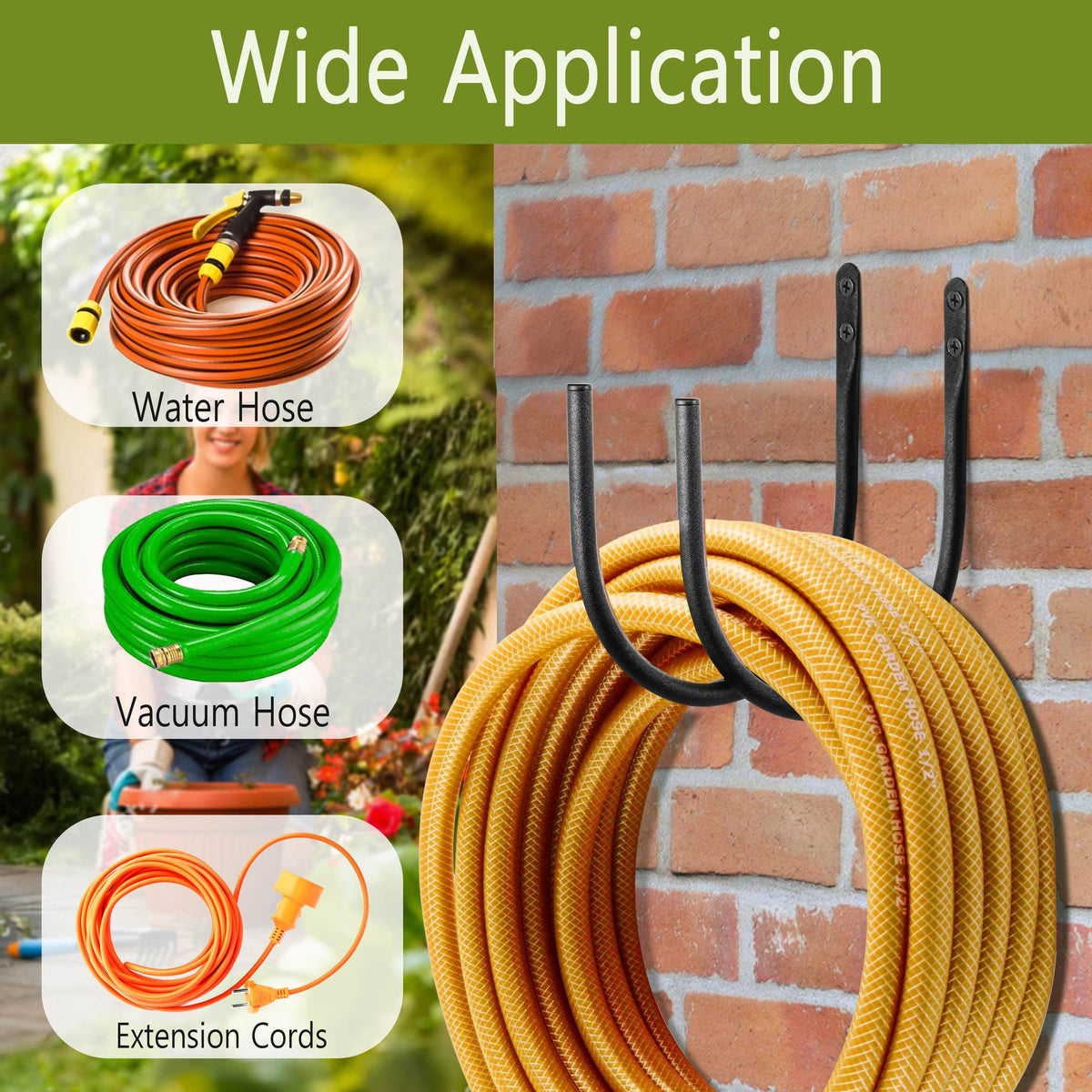 Lifyzoon versatile storage hooks for hoses, cords, and gear.