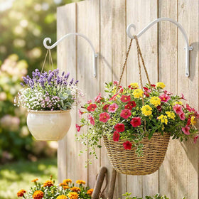 Lifyzoon outdoor wall-mount bracket ideal for bird feeders and planters