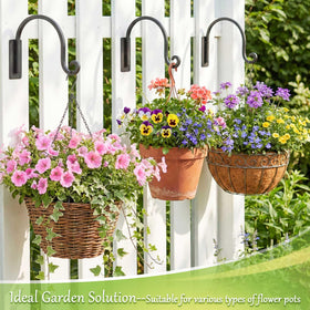 Lifyzoon outdoor 2-pack bracket supports bird feeders with reliable stability.