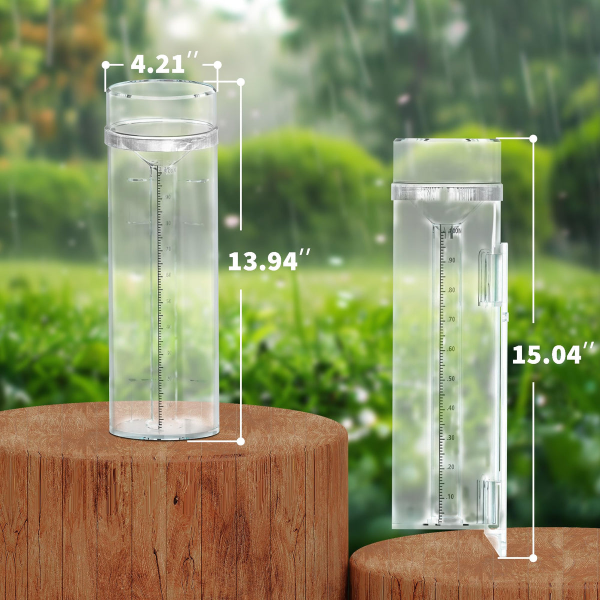 LIGHT JAY Stratus supports garden use by tracking rainfall for irrigation planning.