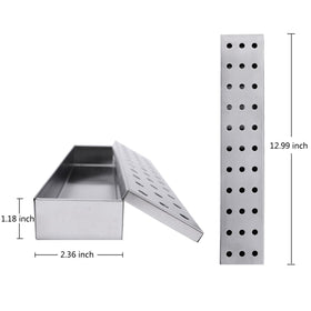 Lightique 304 stainless steel smoker box shows durable construction