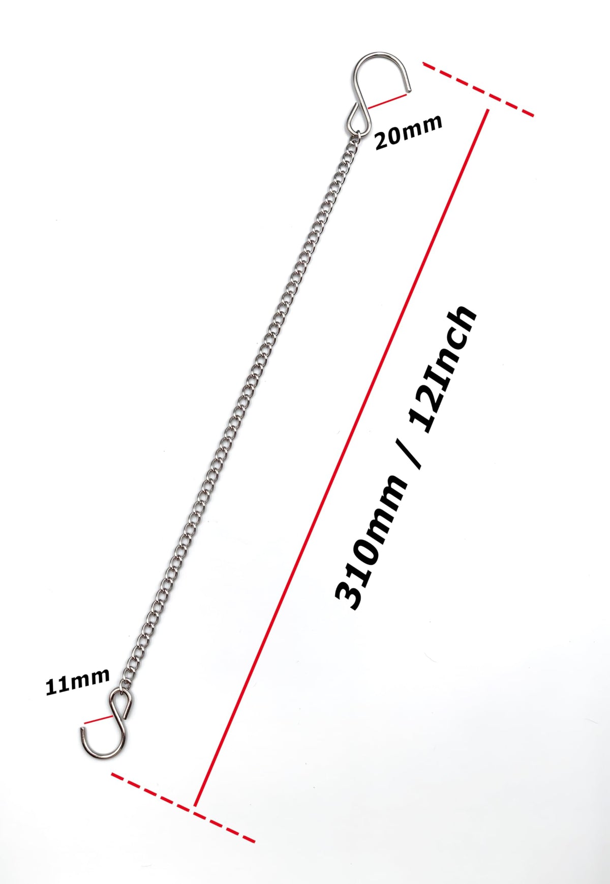 Lightstar stainless steel chains with 2 hooks per chain, durable and weather-ready.