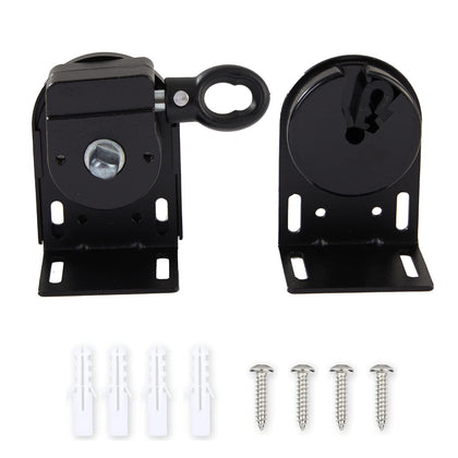 Lihopefe roller blind bracket end cap front view for easy mounting and durability.
