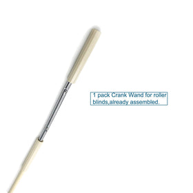 Lihopefe tool-free installation crank wand allows quick shade restoration