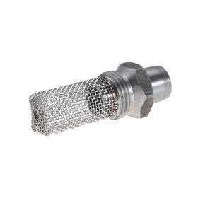 LiiQuu Stub Spark Arrestor on a Stihl blower; helps prevent engine damage from carbon buildup.