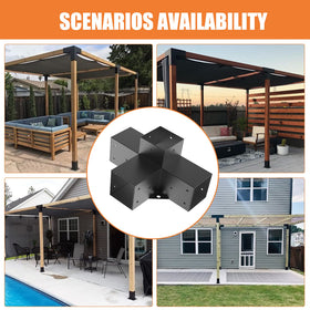 Likeem Woodworks DIY pergola or gazebo application for a sturdy frame