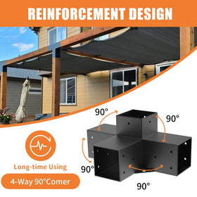 Likeem Woodworks two-pack brackets ready for DIY outdoor projects