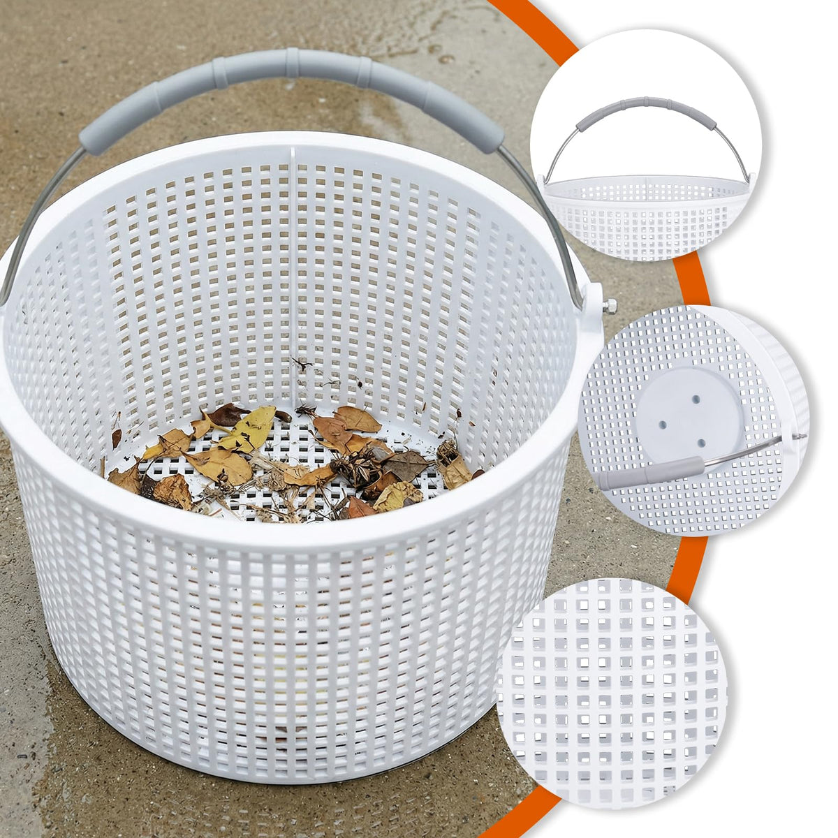 LikeLion brass weight cylinder stabilizes the basket during submersion.